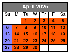 NYC Statue of Liberty Cruise abril Schedule