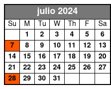 1:00pm - Sun julio Schedule