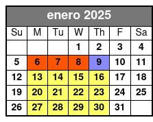 Long Ride enero Schedule