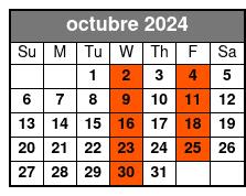 8:00am octubre Schedule