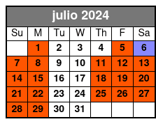  Am julio Schedule