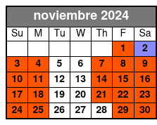  Am noviembre Schedule