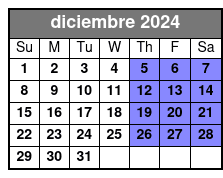 Option diciembre Schedule