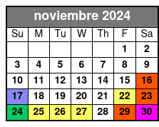 Option noviembre Schedule