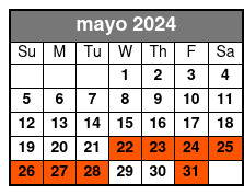 Evening 16:00 mayo Schedule