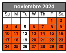 911 Tour & 1 World Observation noviembre Schedule