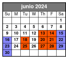 Private Tour junio Schedule