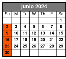 Central Park 12-2:30pm junio Schedule