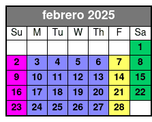 11:00 febrero Schedule