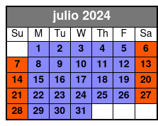 Standard julio Schedule
