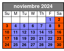 Standard noviembre Schedule