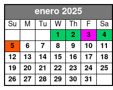 General enero Schedule