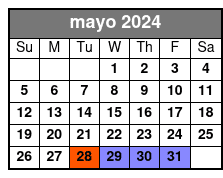 50 Minutes Rides mayo Schedule