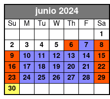 50 Minutes Rides junio Schedule
