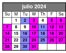 2:30pm julio Schedule