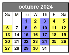 2:30pm octubre Schedule