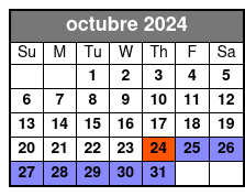 Statue of Liberty Upgrade octubre Schedule