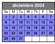 Statue of Liberty Upgrade diciembre Schedule