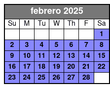 Statue of Liberty Upgrade febrero Schedule