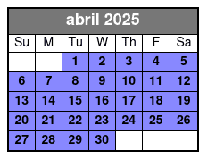 Statue of Liberty Upgrade abril Schedule