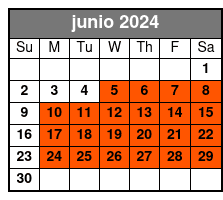 7:30 Pm junio Schedule