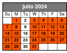 Triple Play julio Schedule
