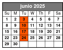 10:00am junio Schedule