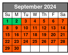 Edge Observation Deck - General Admission septiembre Schedule