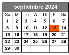 7pm septiembre Schedule