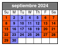 Statue of Liberty Fully Guided septiembre Schedule