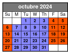 Statue of Liberty Fully Guided octubre Schedule