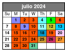 Minimum 4 People Required julio Schedule
