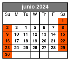 Tour Nueva York (En Español) junio Schedule