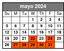 Tour in Spanish mayo Schedule