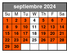 Met Pre-Orientation and Self septiembre Schedule