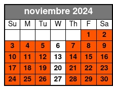 Met Pre-Orientation and Self noviembre Schedule