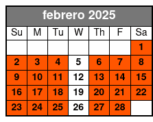 Met Pre-Orientation and Self febrero Schedule