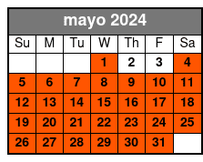 3h Private Group of 5-8 | 2pm mayo Schedule