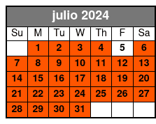 11am Tour julio Schedule