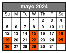 Full Body Swedish Massage mayo Schedule