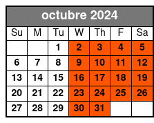 Good Vibes on the Les octubre Schedule