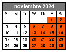 Good Vibes on the Les noviembre Schedule