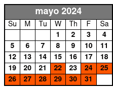 Tour in Spanish mayo Schedule