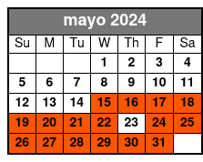 Combination Ticket mayo Schedule