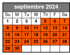 Manhattan: Times Square(nr1) septiembre Schedule