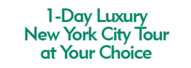 1-Day Luxury New York City Tour at Your Choice 2024 Horario