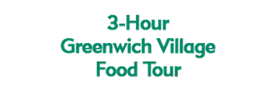3-Hour Greenwich Village Food Tour Schedule