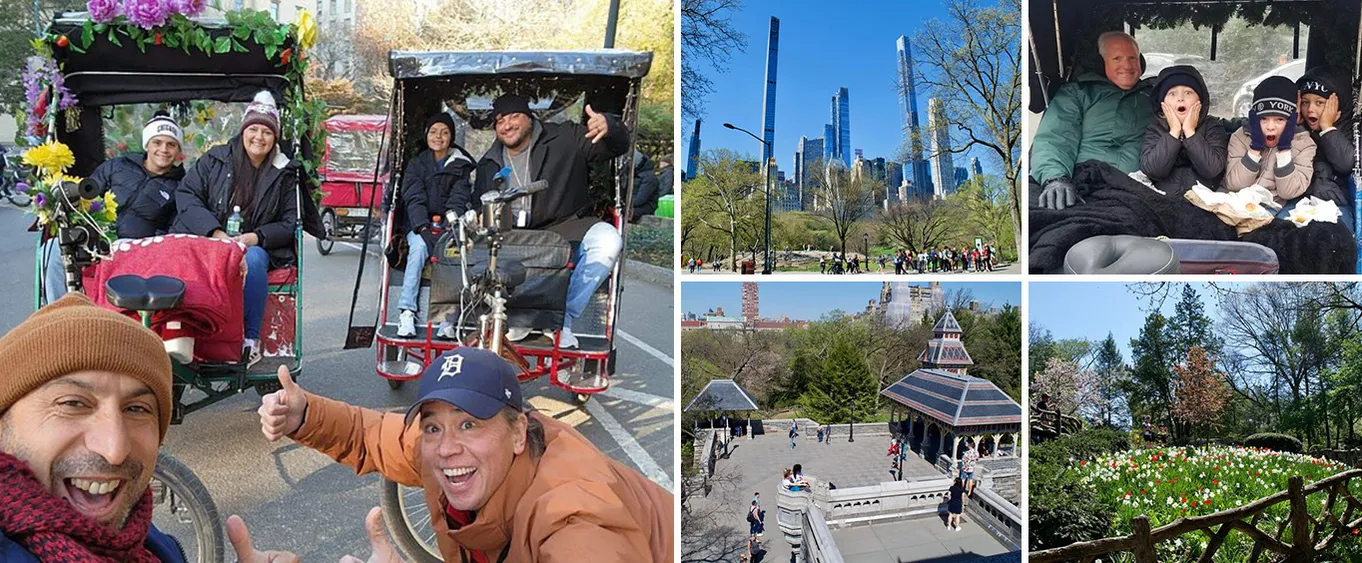 Private 1 Hour Central Park Pedicab Tours in New York City