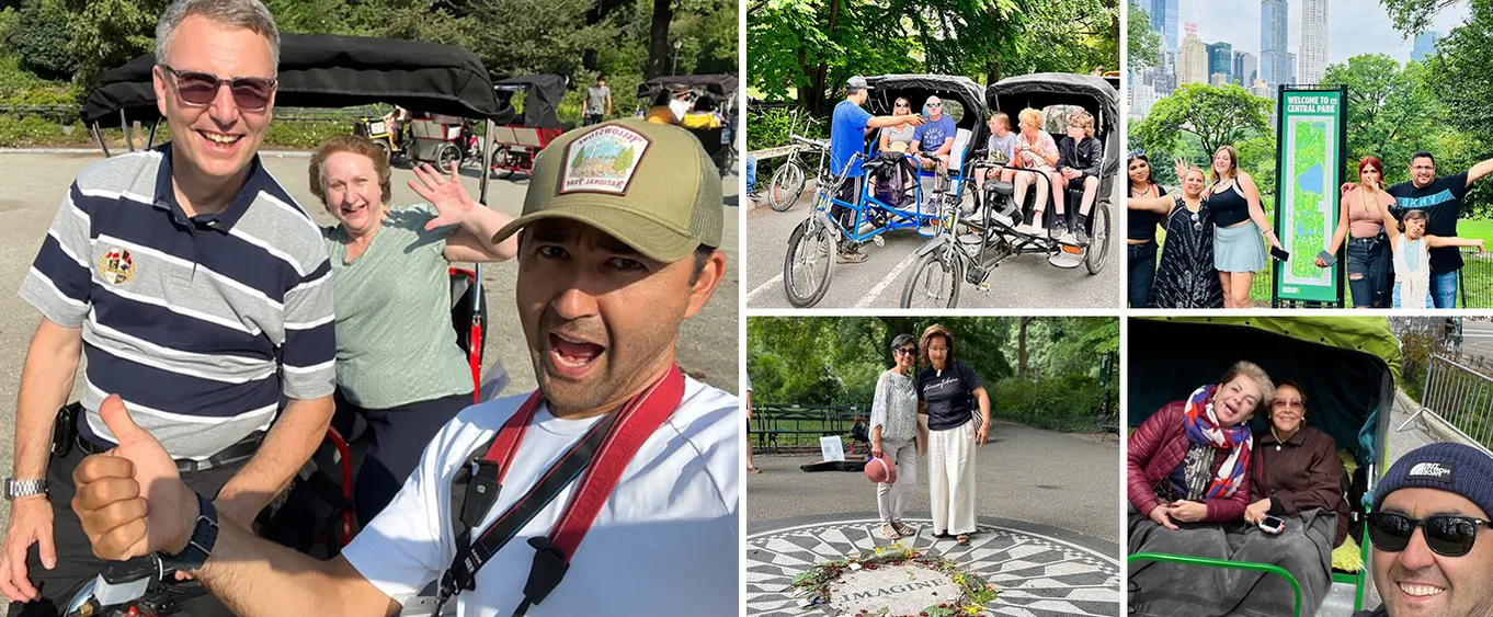 Central Park Privet Pedicab Delux Tour -1 Hour