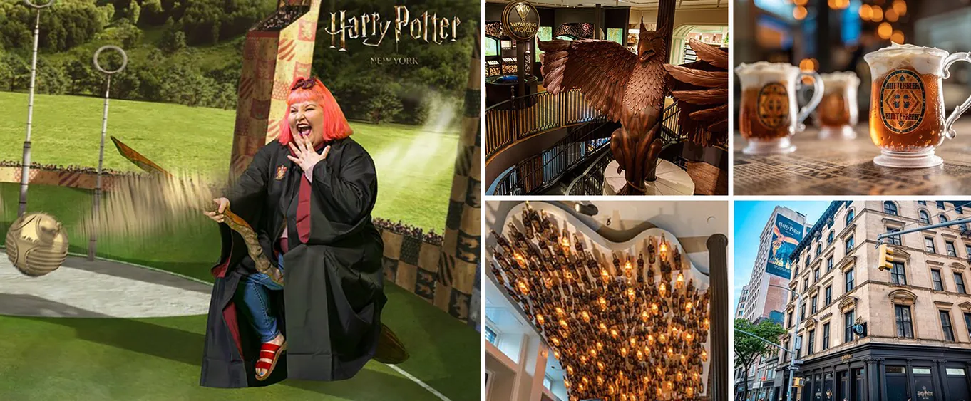 Harry Potter New York Flagship Store: Fly a Broomstick Experience